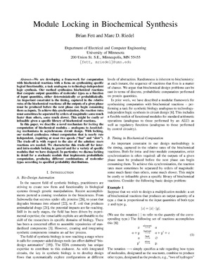 Fett Riedel Module Locking in Biochemical Synthesis.pdf