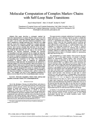 Salehi Riedel Parhi Molecular Computation of Complex Markov Chains with Self-Loop State Transitions.pdf
