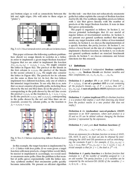 File:Altun Riedel Logic Synthesis for Switching Lattices.pdf
