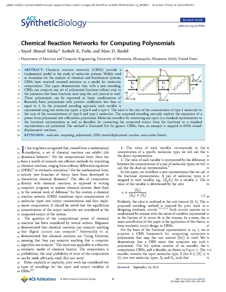 File:Salehi Parhi Riedel Chemical Reaction Networks for Computing Polynomials.pdf